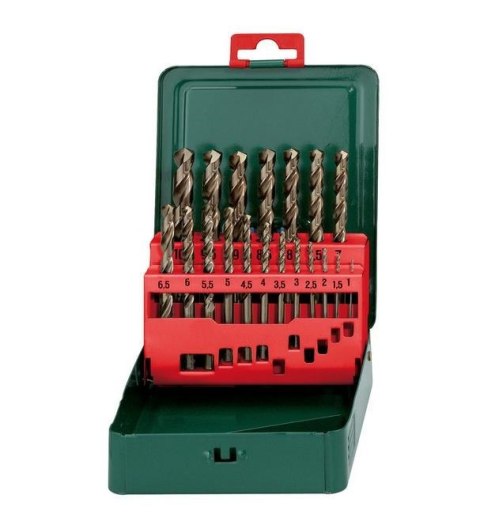 METABO ZESTAW WIERTEŁ HSS-CO 19cz. 1- 10mm METABO ZESTAW WIERTEŁ HSS-CO 19cz. 1- 10mm