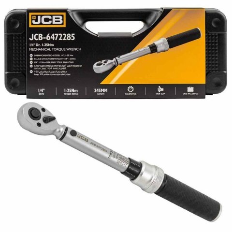 JCB KLUCZ DYNAMOMETRYCZNY 1/4" 1-25Nm JCB KLUCZ DYNAMOMETRYCZNY 1/4" 1-25Nm