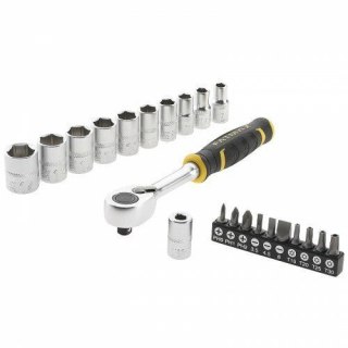 Zestaw z grzechotką 1/2" 120t nasadkami i bitami