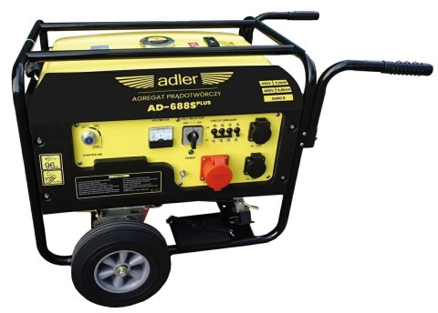 ADLER GENERATOR PRĄDOTWÓRCZY 6,8KW AD-688Splus%%%%% ADLER GENERATOR PRĄDOTWÓRCZY 6,8KW AD-688Splus%%%%%