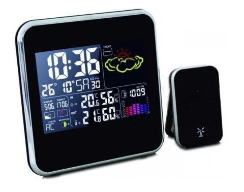 TERMOMETR ELEKTRONICZNY ZEW./WEW. KOLOROWY WYŚWIETLACZ LCD TERMOMETR ELEKTRONICZNY ZEW./WEW. KOLOROWY WYŚWIETLACZ LCD