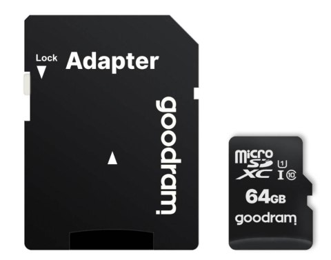 Karta pamięci Goodram microSD 64GB (M1AA-0640R12) Karta pamięci Goodram microSD 64GB (M1AA-0640R12)