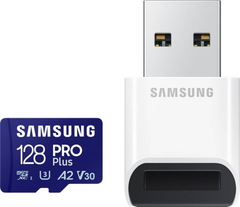 Karta pamięci Samsung PRO Plus micro SDXC 128 GB U3 A2 V30 (MB-MD128SB/WW) Karta pamięci Samsung PRO Plus micro SDXC 128 GB U3 A2 V30 (MB-MD128SB/WW)