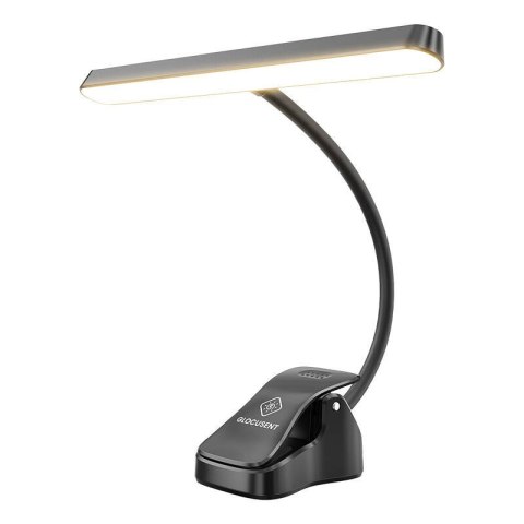 Lampka bezprzewodowa Music Stand na stojak do nut Glocusent GLCSNTA1601, USB-C 4000mAh czarna Lampka bezprzewodowa Music Stand na stojak do nut Glocusent GLCSNTA1601, USB-C 4000mAh czarna