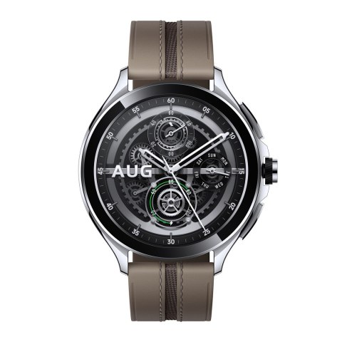Zegarek Smartwatch Xiaomi Watch 2 Pro LTE Srebrny | Smartband | Bluetooth 5.3, 4G LTE, Wi-Fi, GPS, NFC, 5ATM, 1.43"
