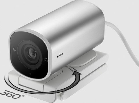 Kamera internetowa HP 960 4K Streaming Webcam USB srebrna 695J6AA