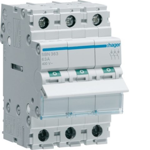 Hager SBN363 wyłącznik instalacyjny 3 3 moduł(y) Hager SBN363 wyłącznik instalacyjny 3 3 moduł(y)