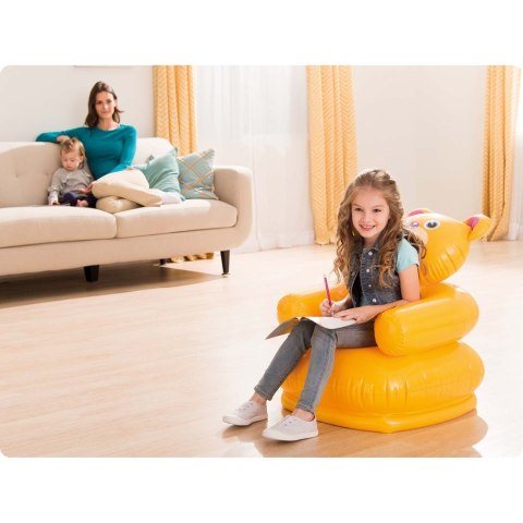 Fotel dmuchany dla dziecka Wesołe Zwierzęta 65 x 64 cm Intex 68556 miś Fotel dmuchany dla dziecka Wesołe Zwierzęta 65 x 64 cm Intex 68556 miś
