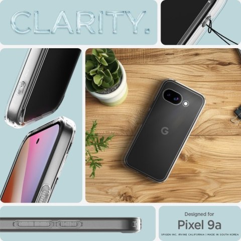 Spigen Ultra Hybrid - Etui do Google Pixel 9a (Crystal Clear)