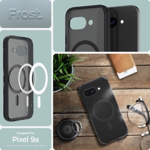 Spigen Ultra Hybrid Mag MagSafe - Etui do Google Pixel 9a (Frost Black)