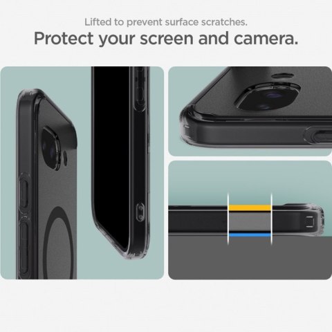 Spigen Ultra Hybrid Mag MagSafe - Etui do Google Pixel 9a (Frost Black)