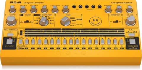 Behringer RD-6-AM Maszyna perkusyjna - bursztynowy Behringer RD-6-AM Maszyna perkusyjna - bursztynowy