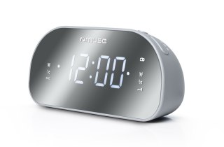 Muse M-170CMR radio Zegar Cyfrowy Lustro, Biały