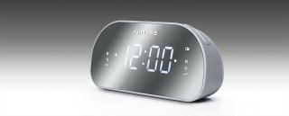 Muse M-170CMR radio Zegar Cyfrowy Lustro, Biały