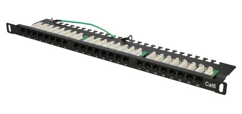 Patch panel Extralink EX.9663 (0.5U; kat. 6; 24xRJ-45) Patch panel Extralink EX.9663 (0.5U; kat. 6; 24xRJ-45)
