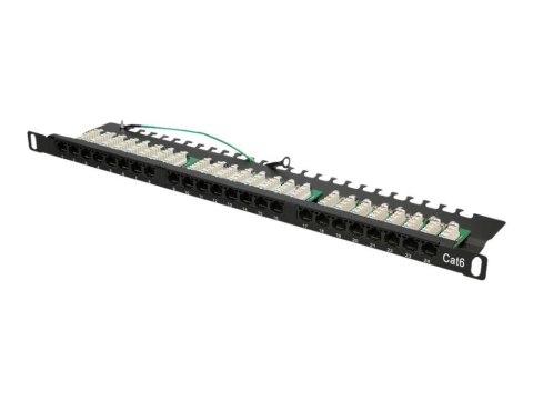 Patch panel Extralink EX.9663 (0.5U; kat. 6; 24xRJ-45) Patch panel Extralink EX.9663 (0.5U; kat. 6; 24xRJ-45)