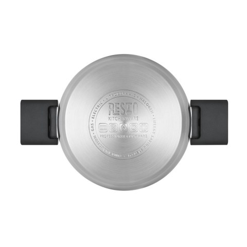 Resto Kitchenware Anser 2,5 l Okrągły Czarny, Stal nierdzewna