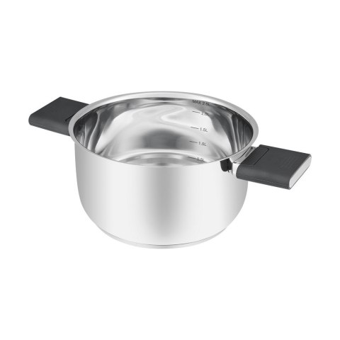 Resto Kitchenware Anser 2,5 l Okrągły Czarny, Stal nierdzewna