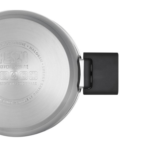 Resto Kitchenware Anser 2,5 l Okrągły Czarny, Stal nierdzewna