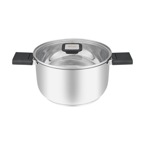 Resto Kitchenware Anser 3,2 l Okrągły Czarny, Stal nierdzewna