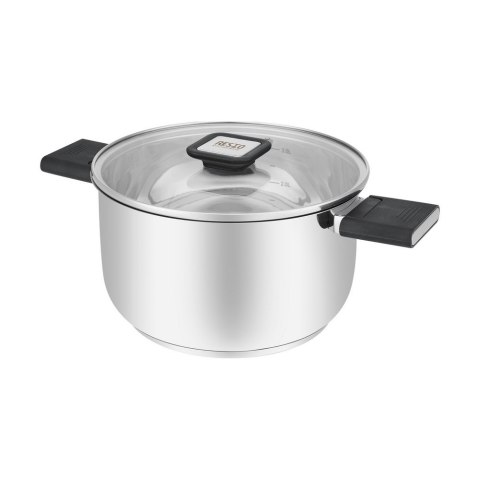 Resto Kitchenware Anser 3,2 l Okrągły Czarny, Stal nierdzewna