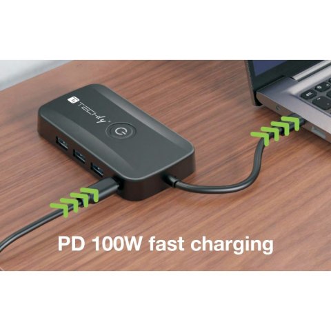 Bezprzewodowy transmiter obrazu USB-C do HDMI 1080p do 30m