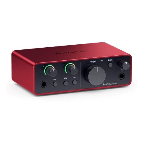 Focusrite Scarlett Solo - 2-kanałowy interfejs Focusrite Scarlett Solo - 2-kanałowy interfejs