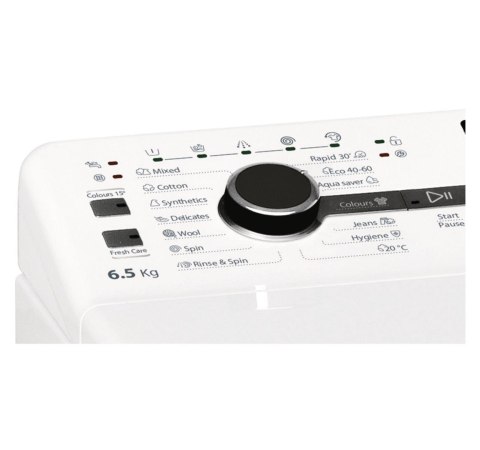 Pralka Whirlpool TDLRB 65242BS UE/N Klasa C Ładowana od góry Pojemność 6,5 kg 1200 obr./min Głębokość: 60 cm Szerokość 40 cm Pralka Whirlpool TDLRB 65242BS UE/N Klasa C Ładowana od góry Pojemność 6,5 kg 1200 obr./min Głębokość: 60 cm Szerokość 40 cm