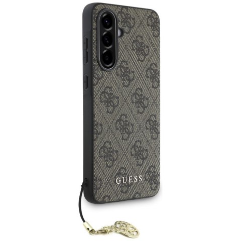 Guess 4G Charms Collection - Etui do Samsung Galaxy A56 5G (brązowy)