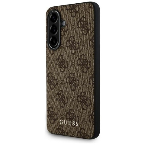 Guess 4G Metal Gold Logo - Etui do Samsung Galaxy A56 5G (brązowy)
