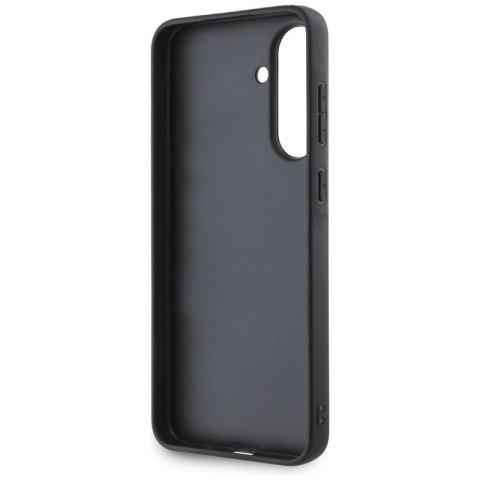 Guess Grained Big 4G Logo Small Classic Logo - Etui do Samsung Galaxy A56 5G (beżowy)