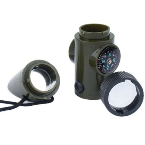 Gwizdek survivalowy Mil-Tec 6w1 - Zielony 16328401 Gwizdek survivalowy Mil-Tec 6w1 - Zielony 16328401