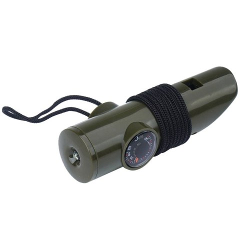 Gwizdek survivalowy Mil-Tec 6w1 - Zielony 16328401 Gwizdek survivalowy Mil-Tec 6w1 - Zielony 16328401