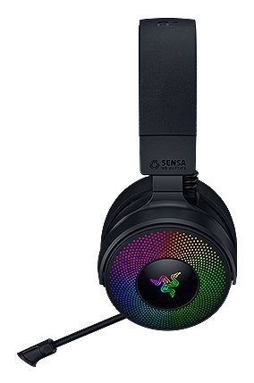 Zestaw słuchawkowy Razer Kraken V4 Pro Bluetooth Over-ear Microphone Bezprzewodowy Czarny