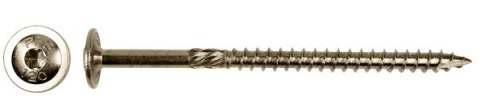 WKRĘT DO DREWNA Z KOŁNIERZEM NA TORX NIERDZEWNYA2 8*120MMT40 WKRĘT DO DREWNA Z KOŁNIERZEM NA TORX NIERDZEWNYA2 8*120MMT40