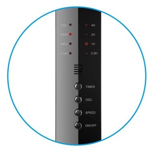 Wentylator stojący 16"/40cm NOVEEN F455 pilot 55W