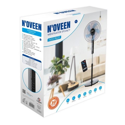 Wentylator stojący 16"/40cm NOVEEN F455 pilot 55W