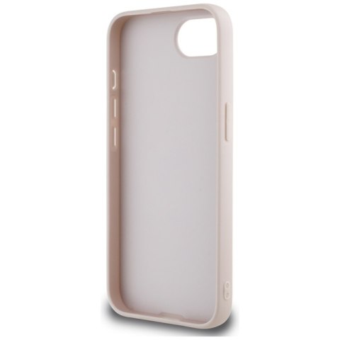 Guess Fixed Glitter Big 4G - Etui do iPhone 16e (różowy)