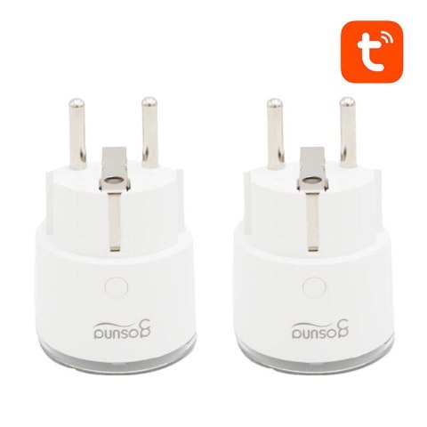 Inteligentne gniazdko WiFi Gosund SP111 3680W 16A, Tuya 2-pak Inteligentne gniazdko WiFi Gosund SP111 3680W 16A, Tuya 2-pak