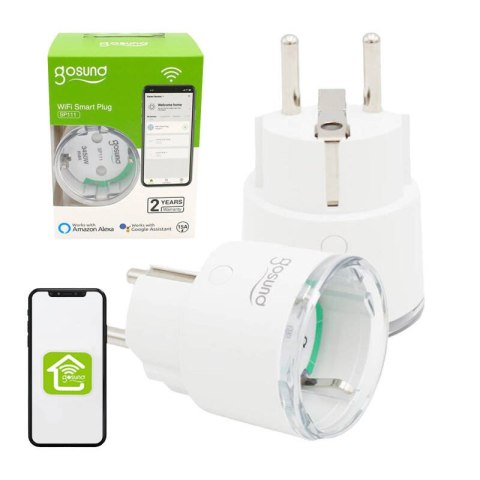 Inteligentne gniazdko WiFi Gosund SP111 3680W 16A, Tuya 2-pak Inteligentne gniazdko WiFi Gosund SP111 3680W 16A, Tuya 2-pak