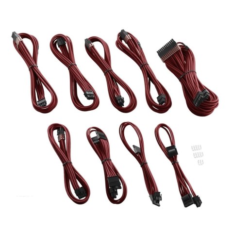 CableMod C-Series PRO ModMesh Zestaw do Corsair AXi/HXi/RM (żółta etykieta) - krwista czerwień