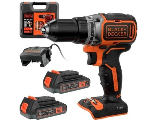 BD WKRĘTARKA 18V BL186KB 52Nm 2x2,0Ah BL BD WKRĘTARKA 18V BL186KB 52Nm 2x2,0Ah BL