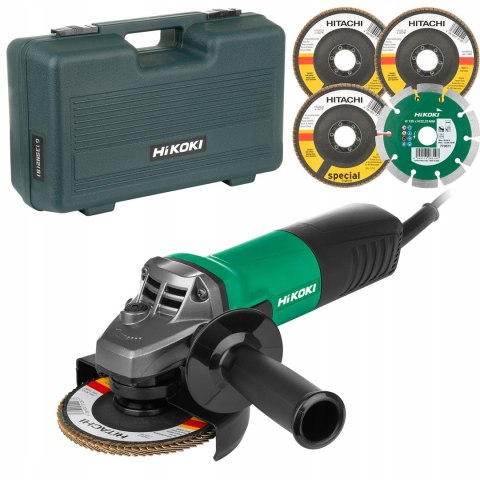 Szlifierka kątowa 125mm, 900w,3x t.listk,1x t.diament, kufer Szlifierka kątowa 125mm, 900w,3x t.listk,1x t.diament, kufer