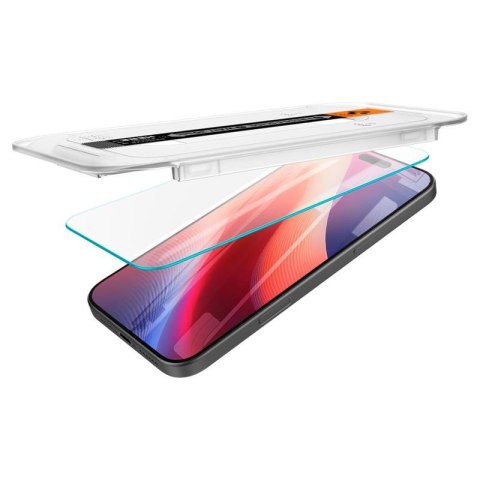 SZKŁO HARTOWANE SPIGEN GLAS.TR "EZ FIT" 2-PACK IPHONE 16 PRO CLEAR