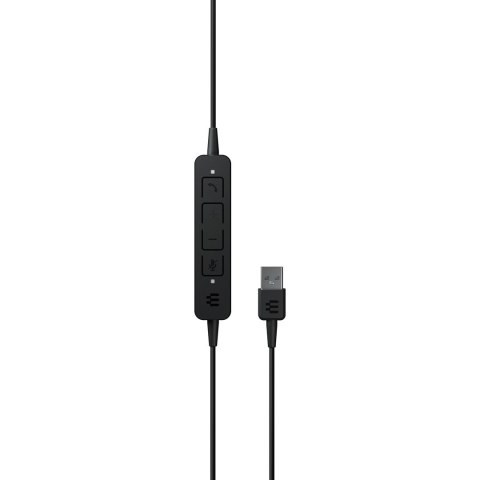 EPOS ADAPT 160 USB II Zestaw słuchawkowy Przewodowa Opaska na głowę Biuro/centrum telefoniczne USB Typu-A Czarny