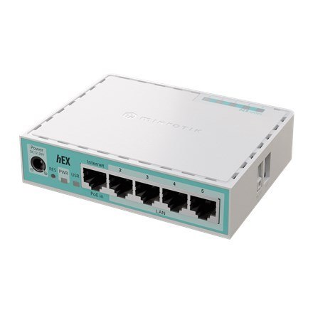 NET ROUTER 10/100/1000M 5P HEX/E50UG MIKROTIK NET ROUTER 10/100/1000M 5P HEX/E50UG MIKROTIK