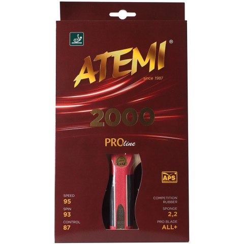 Rakietka do ping ponga New Atemi 2000 Pro Concave Rakietka do ping ponga New Atemi 2000 Pro Concave