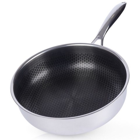 Patelnia stalowa nieprzywierająca premium COOKCELL HYBRYD 26 cm głęboka Patelnia stalowa nieprzywierająca premium COOKCELL HYBRYD 26 cm głęboka
