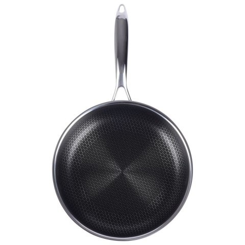 Patelnia stalowa nieprzywierająca premium COOKCELL HYBRYD 26 cm głęboka Patelnia stalowa nieprzywierająca premium COOKCELL HYBRYD 26 cm głęboka