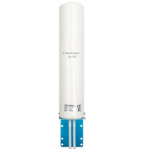 Qoltec 57045 Antena 4G LTE DUAL | 12dBi | dookólna | zewnętrzna Qoltec 57045 Antena 4G LTE DUAL | 12dBi | dookólna | zewnętrzna